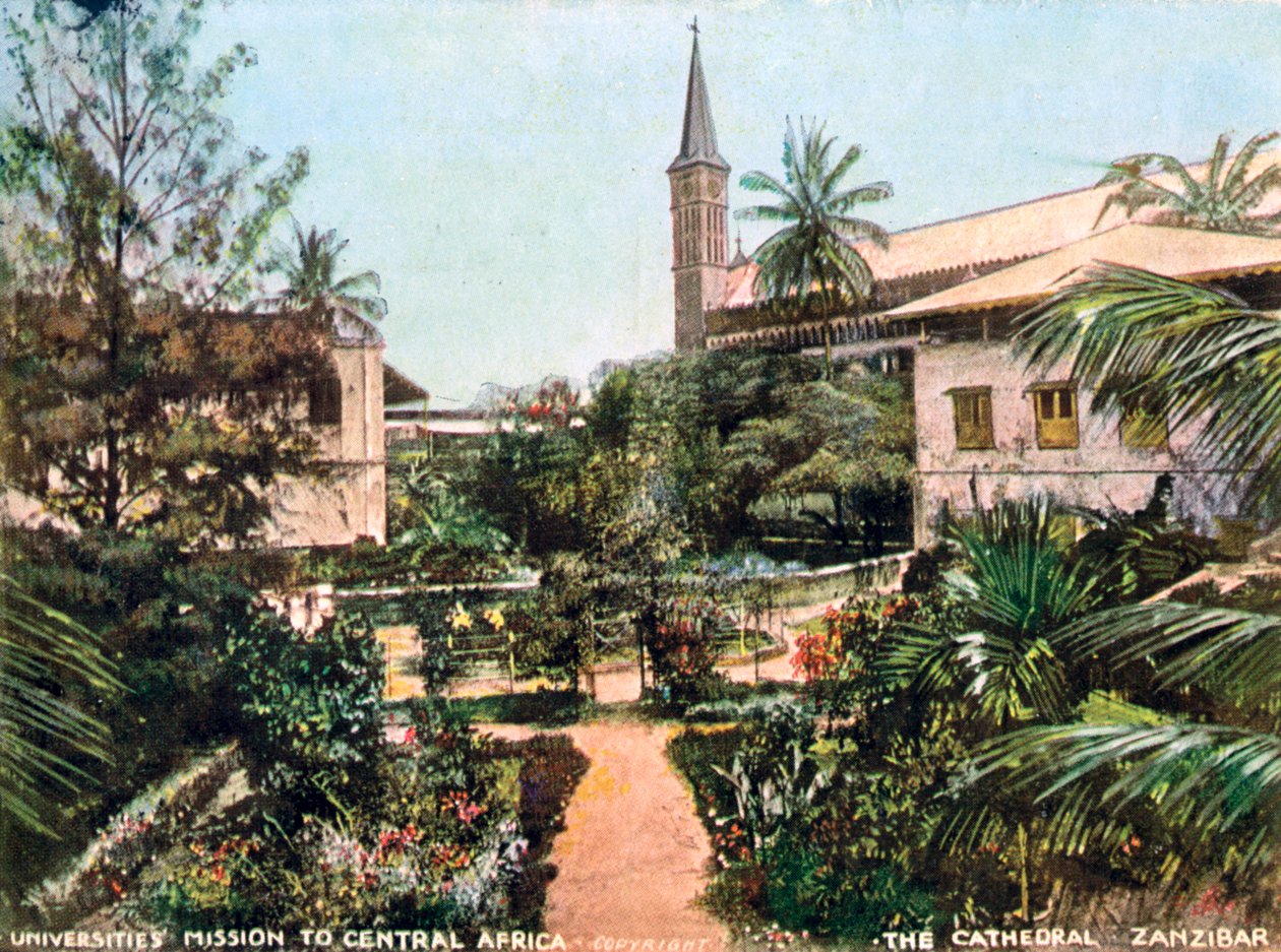 De Kathedraal, Zanzibar, Tanzania, Afrika, 1904 door Unbekannt