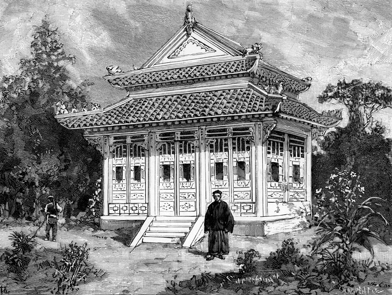 Het Chinese Huis, 1889 door Unbekannt