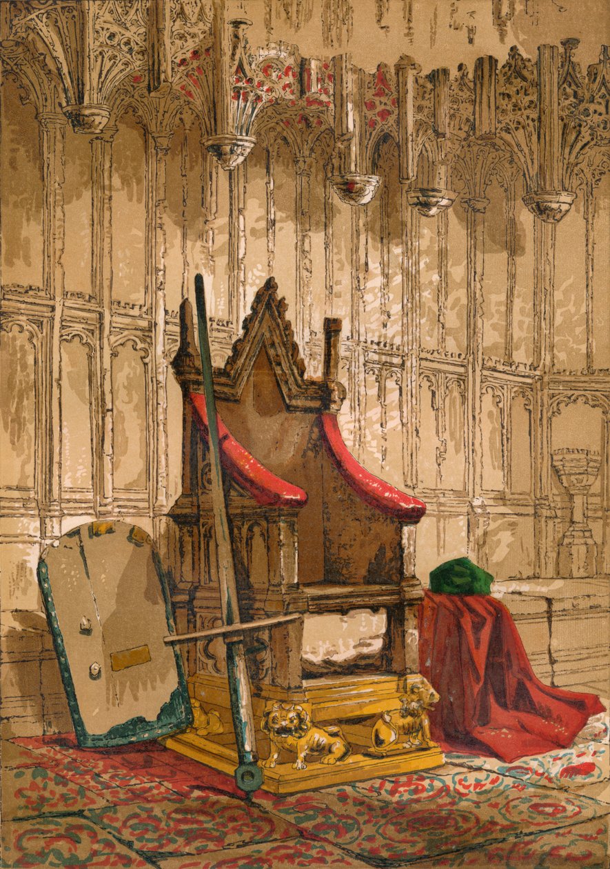De Kroningsstoel, ca. 1845, 1864 door Unbekannt