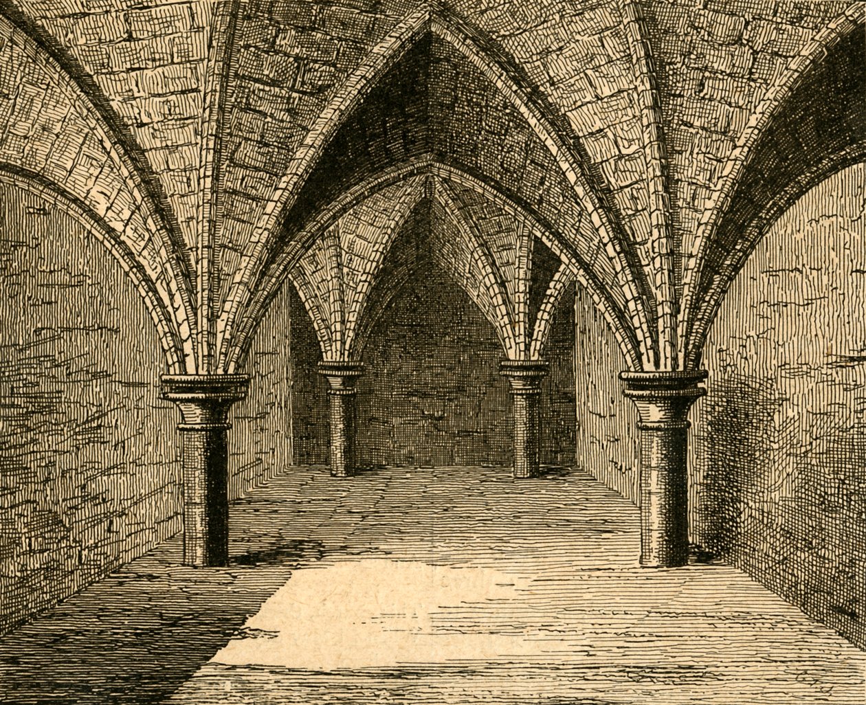 De Crypte van Gerards Hall, 1897 door Unbekannt