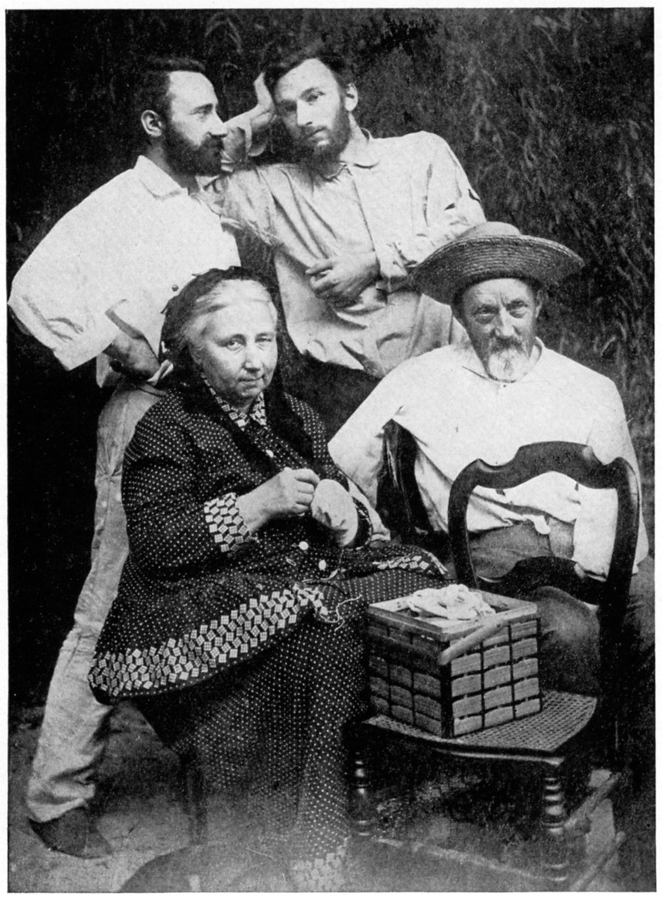 De familie Curie, eind 19e eeuw door Unbekannt