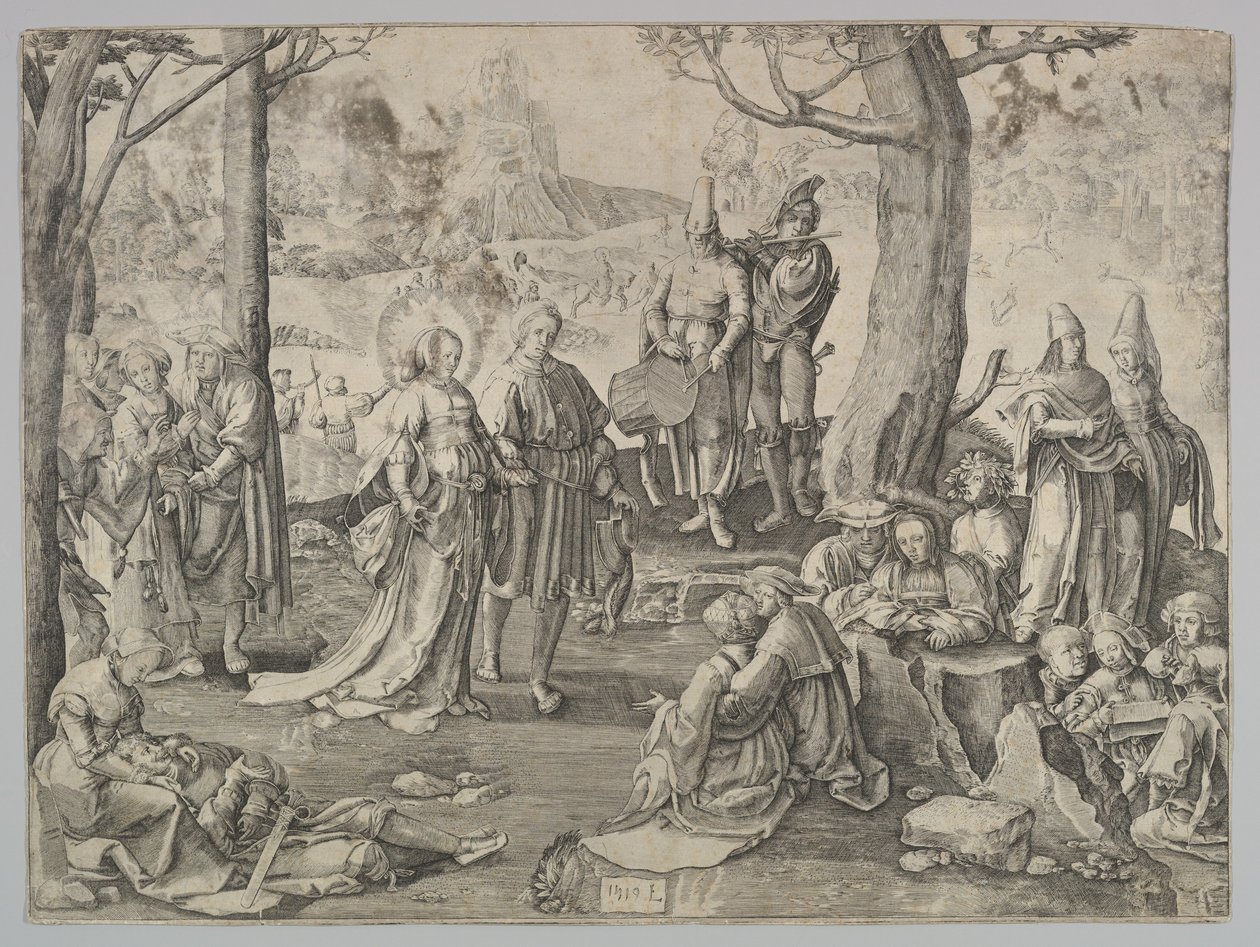 De Dans van St. Maria Magdalena door Unbekannt