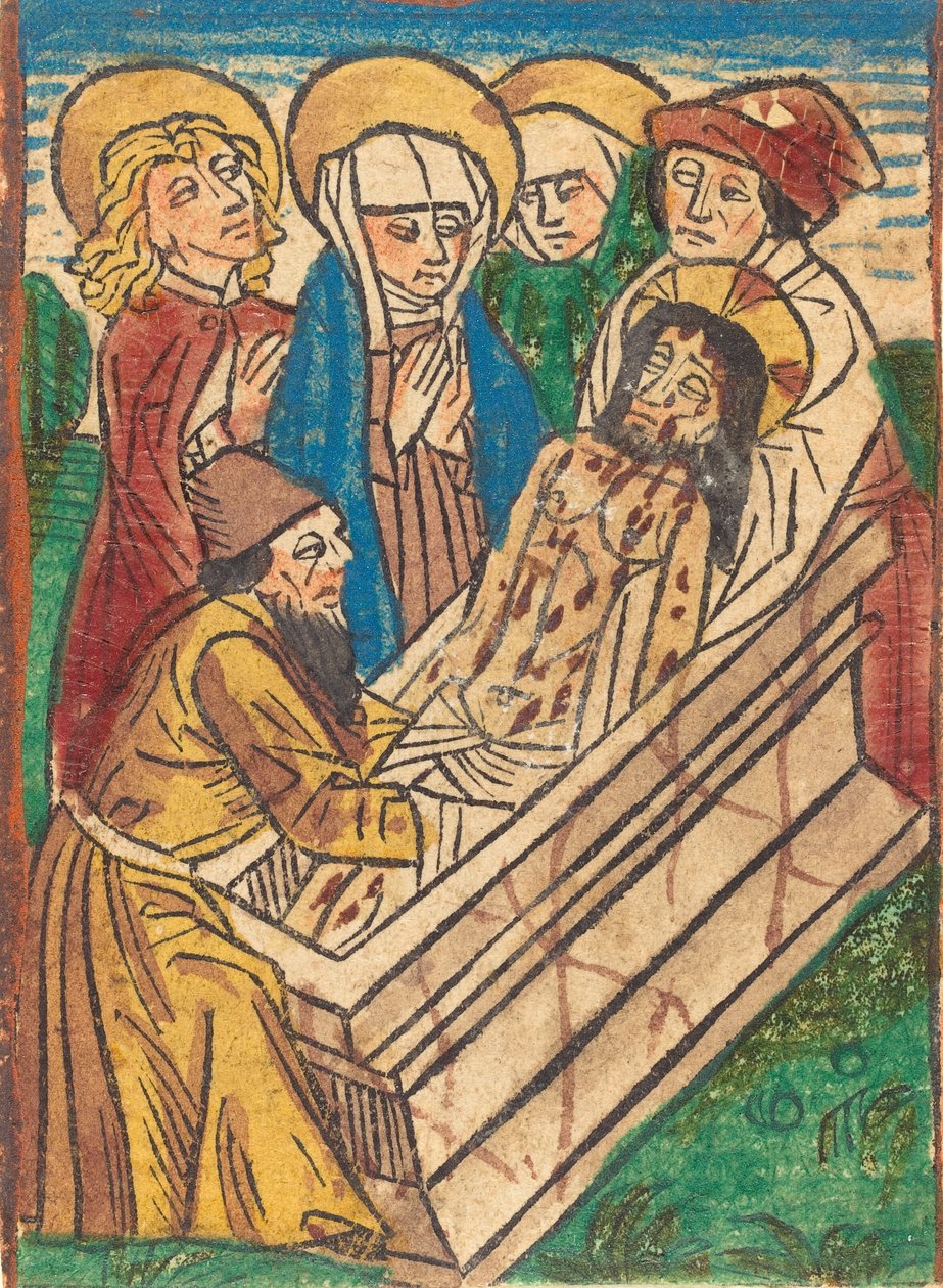 De graflegging, ca. 1490 door Unbekannt