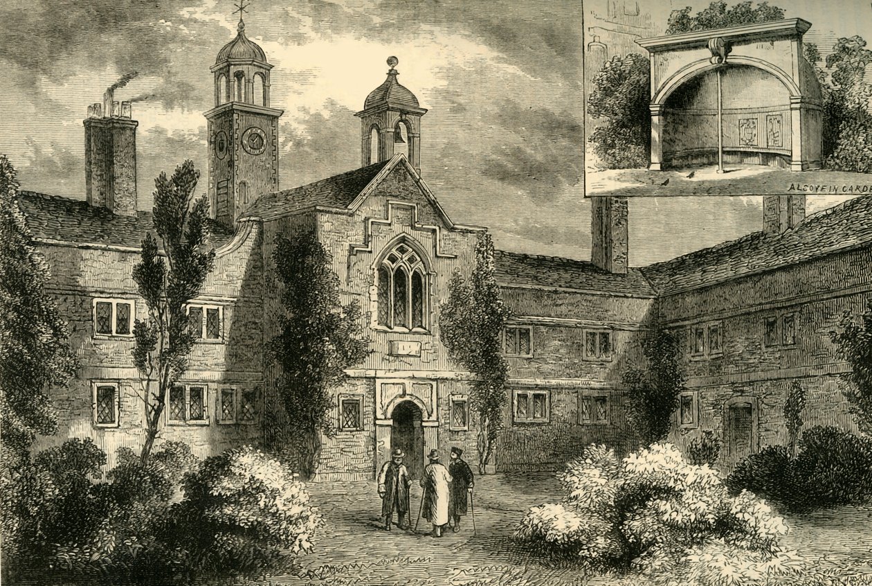 De Visverkopers Armenhuizen in 1850, ca. 1878 door Unbekannt