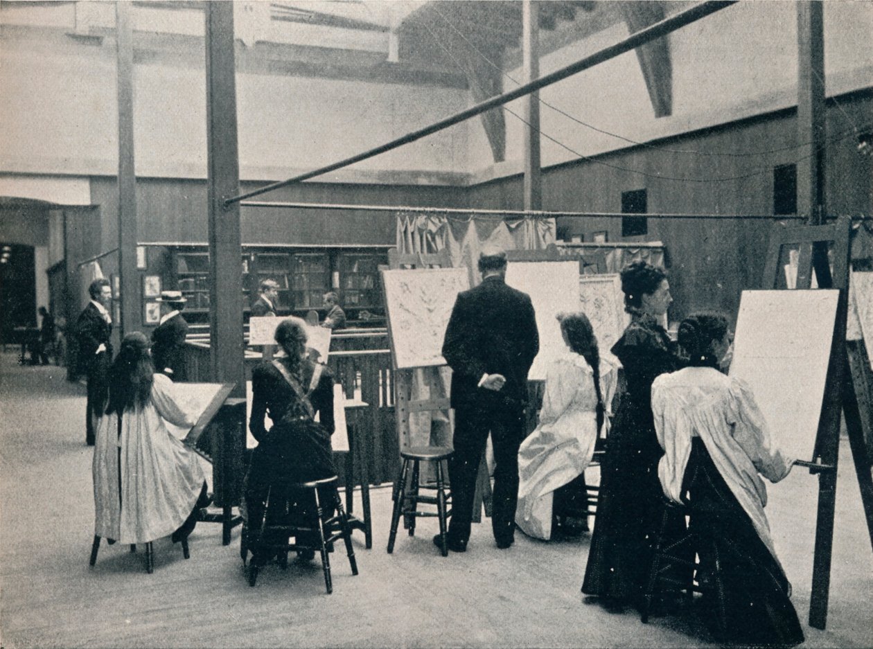 De Glasgow School of Art, Het Museum, ca. 1900 door Unbekannt