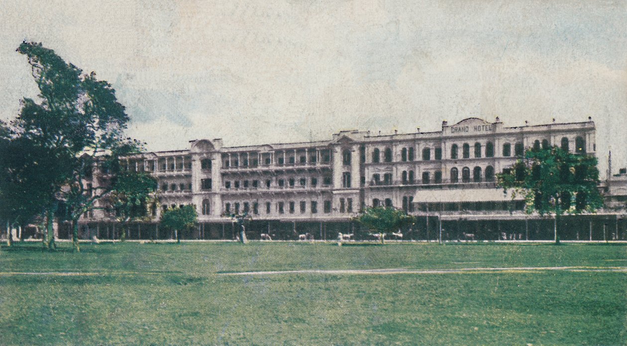 Het Grand Hotel, Calcutta, 1911 door Unbekannt