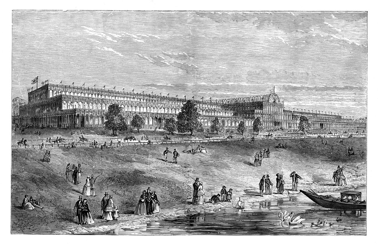 De Grote Tentoonstelling, Hyde Park, Londen, c1851, 1888 door Unbekannt