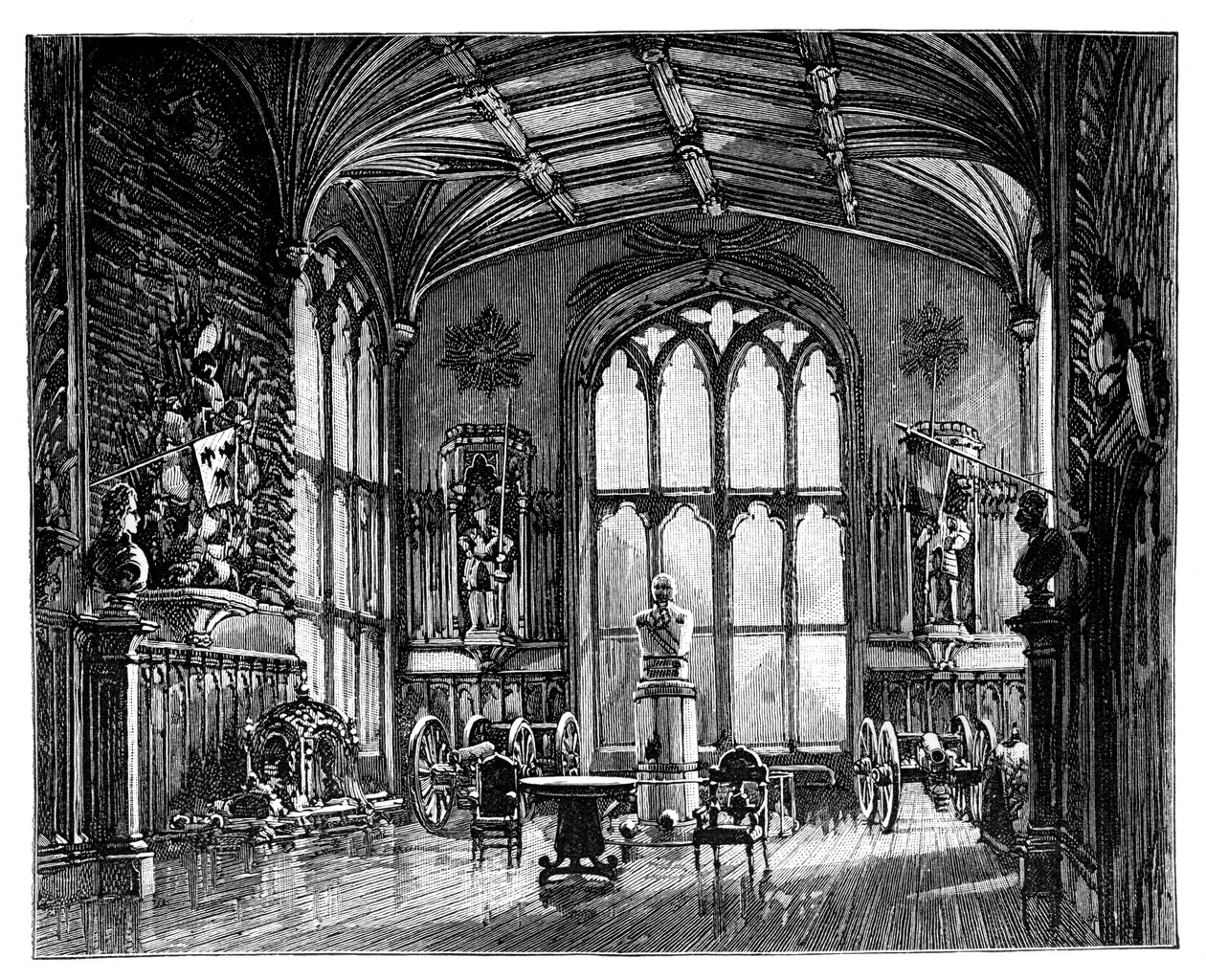De wachtkamer, Windsor Castle door Unbekannt