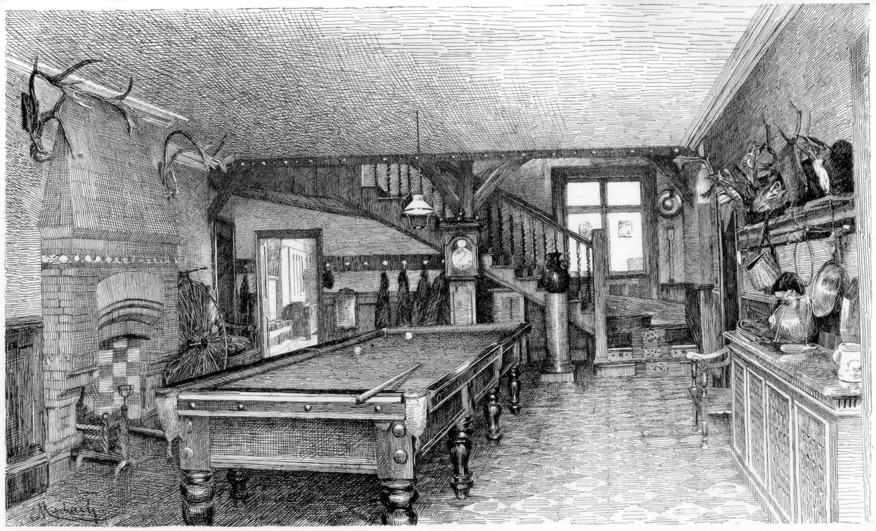 De Hal in Silverbeck, ca. 1880-1882 door Unbekannt