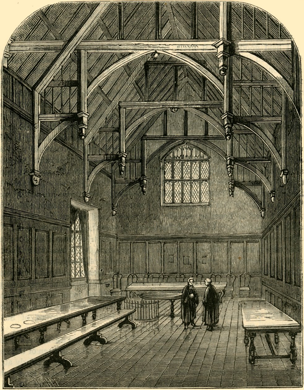 De hal van Grays Inn, ca. 1872 door Unbekannt