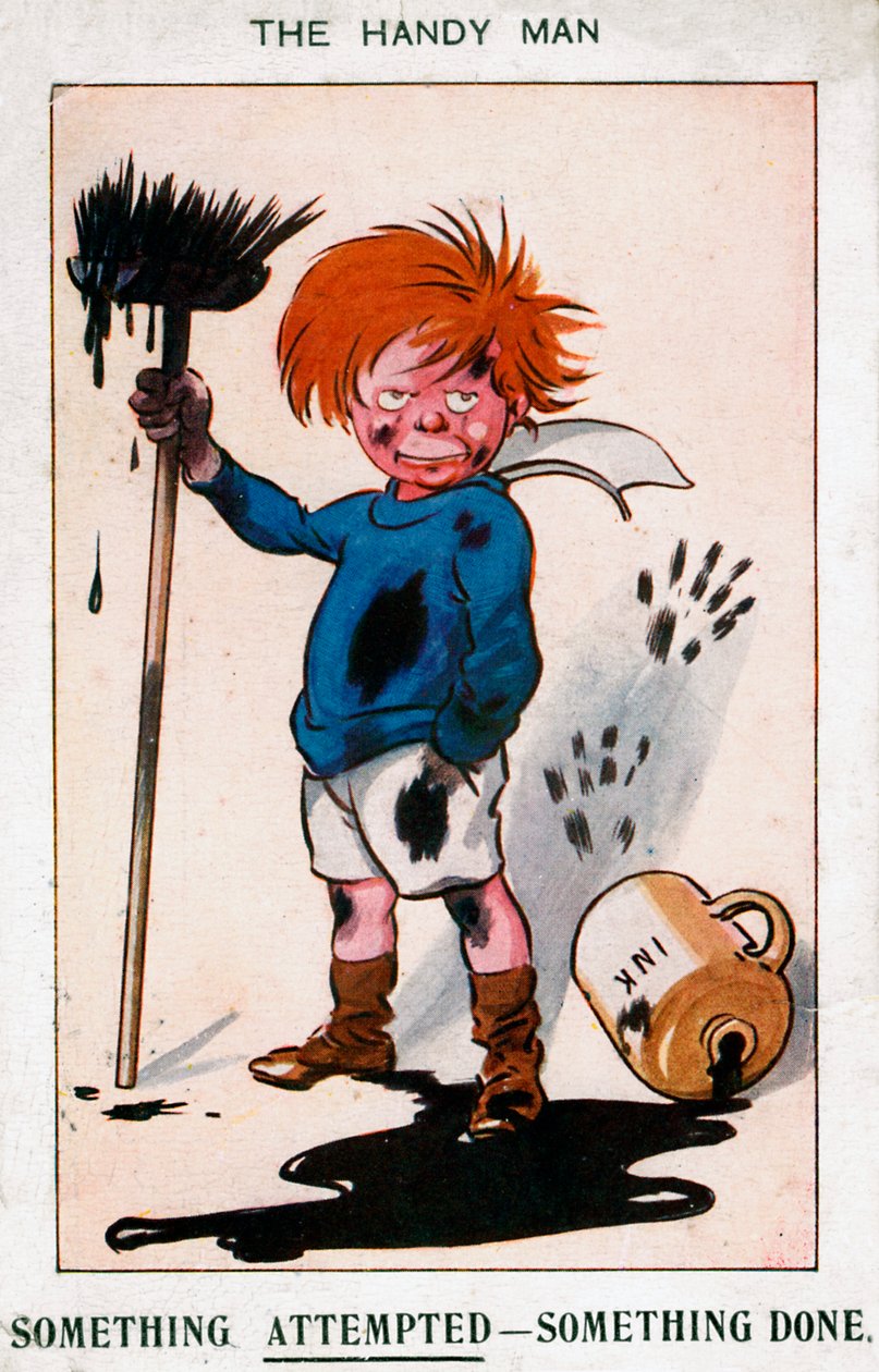 De handige man, 1913 door Unbekannt