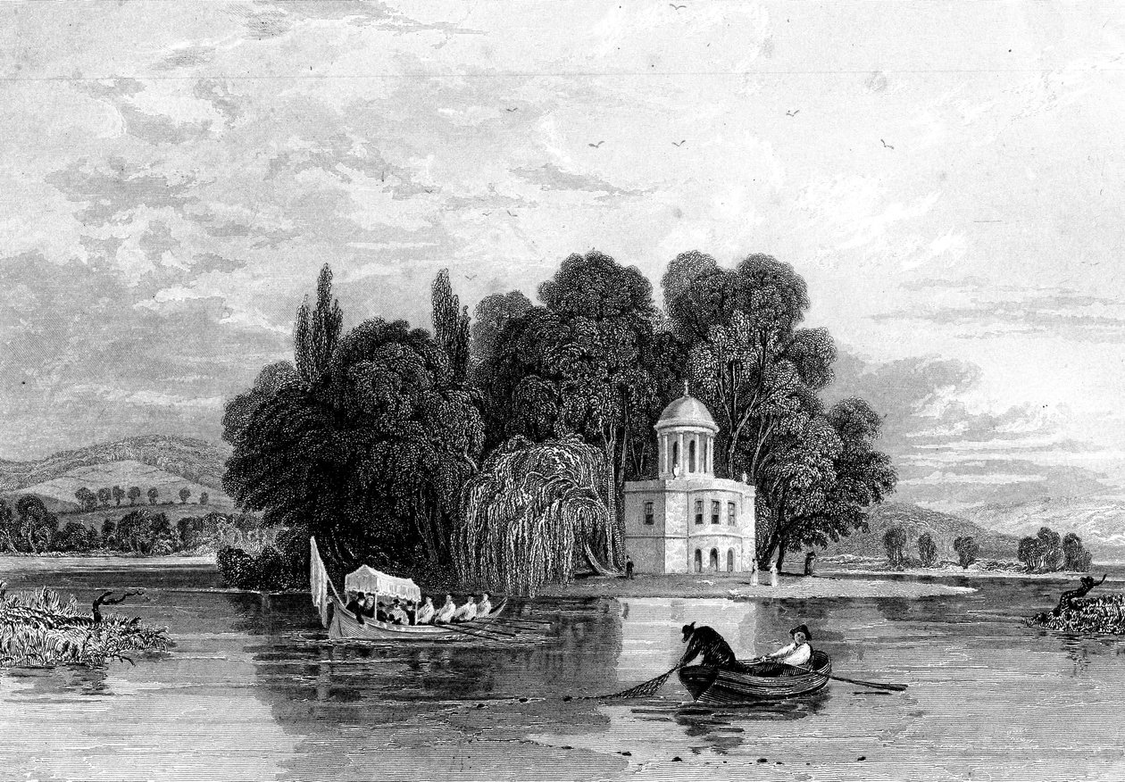 Het Eiland, Henley-on-Thames, Oxfordshire, 1830 door Unbekannt