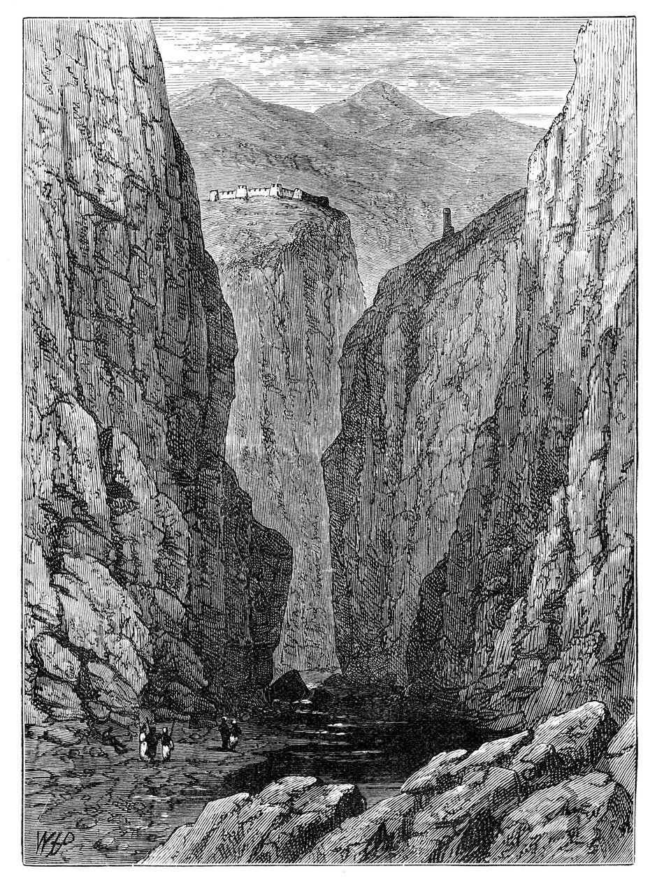 De Khyberpas, Afghanistan, 1900 door Unbekannt