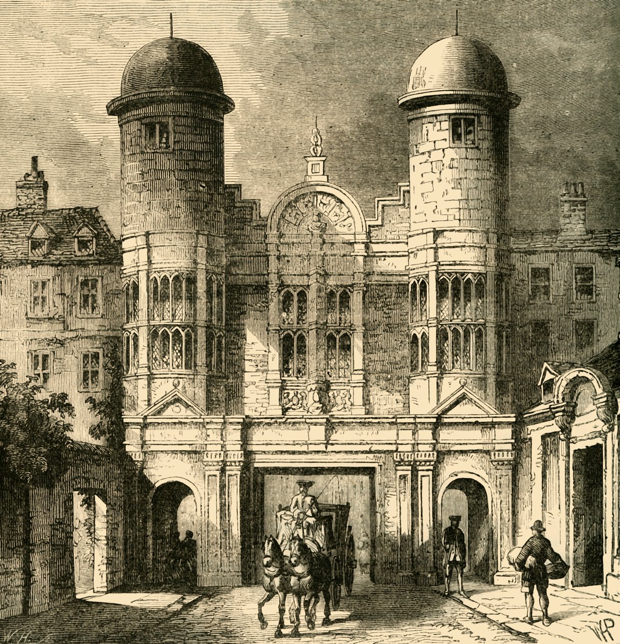 De King Street Gateway, Whitehall, 1881 door Unbekannt