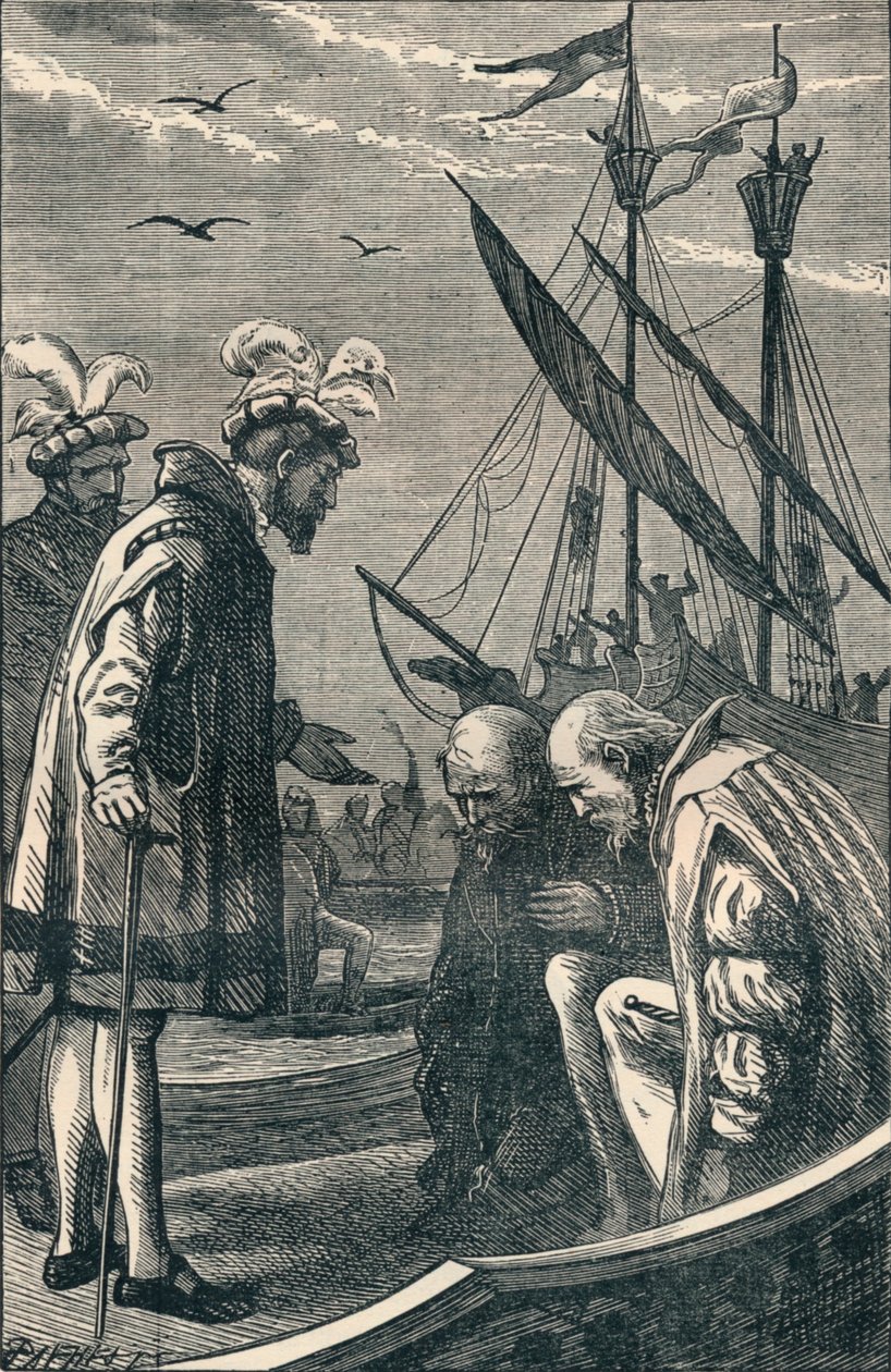 De koning bezoekt Vasco da Gama, 1904 door Unbekannt