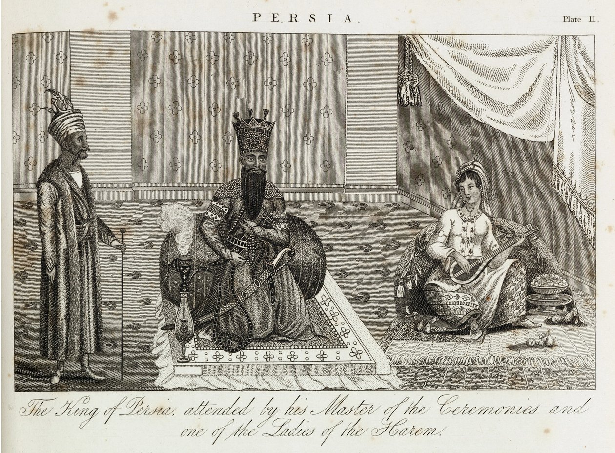 De Koning van Perzië, c.1810-1829 door Unbekannt
