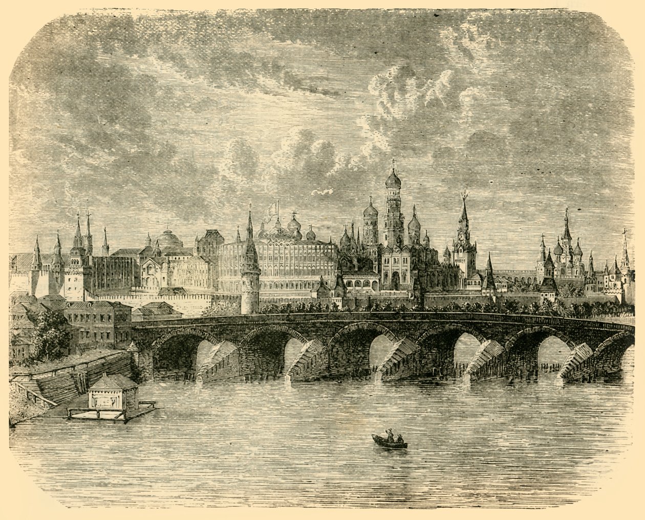 Het Kremlin, Moskou, 1890 door Unbekannt