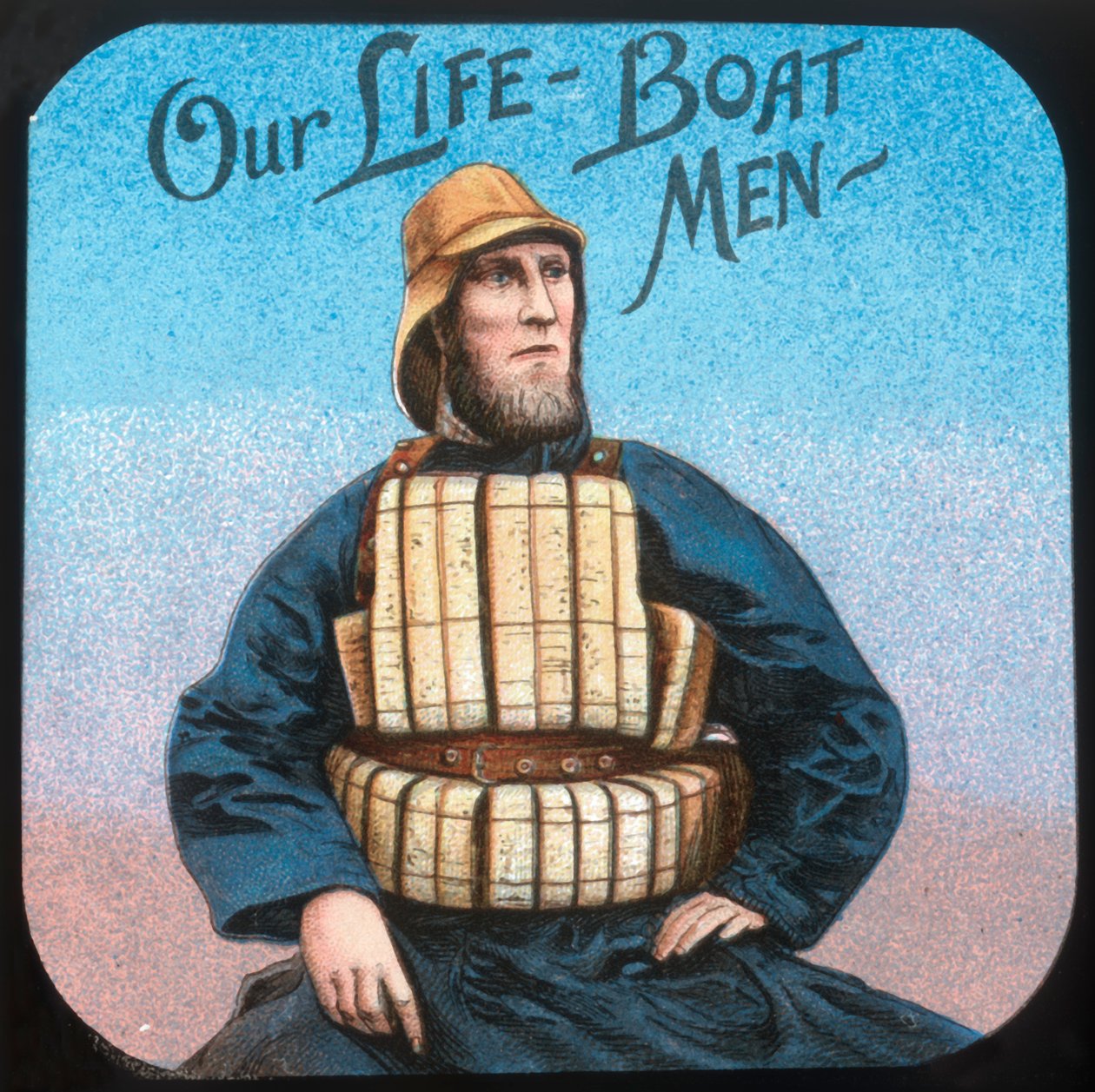 De reddingsbootmannen, ca. 1900 door Unbekannt