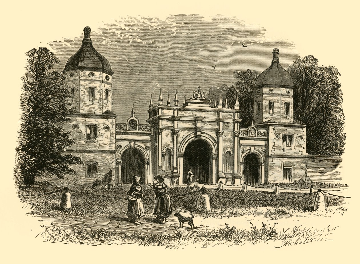 De Lodge, Burghley Park, 1898 door Unbekannt