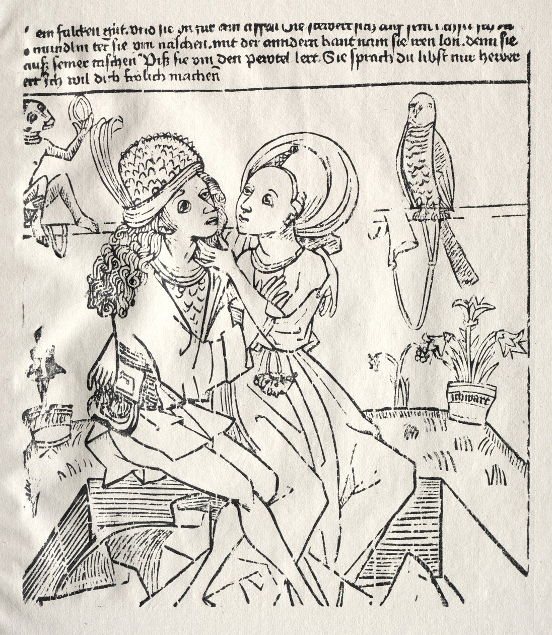 De Geliefden, c. 1470 door Unbekannt