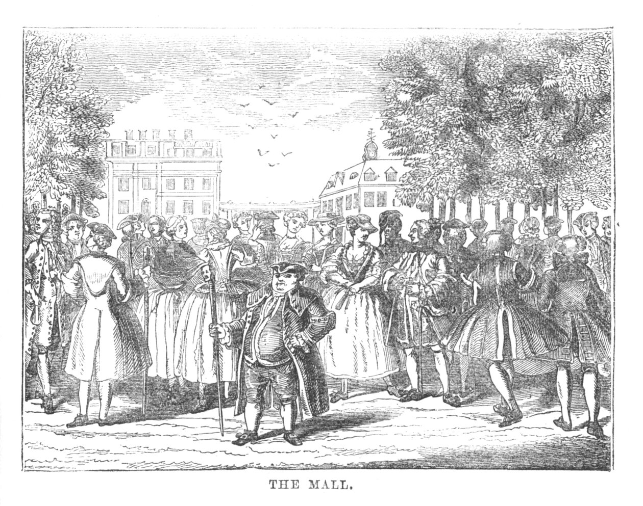 The Mall, ca. 1870 door Unbekannt