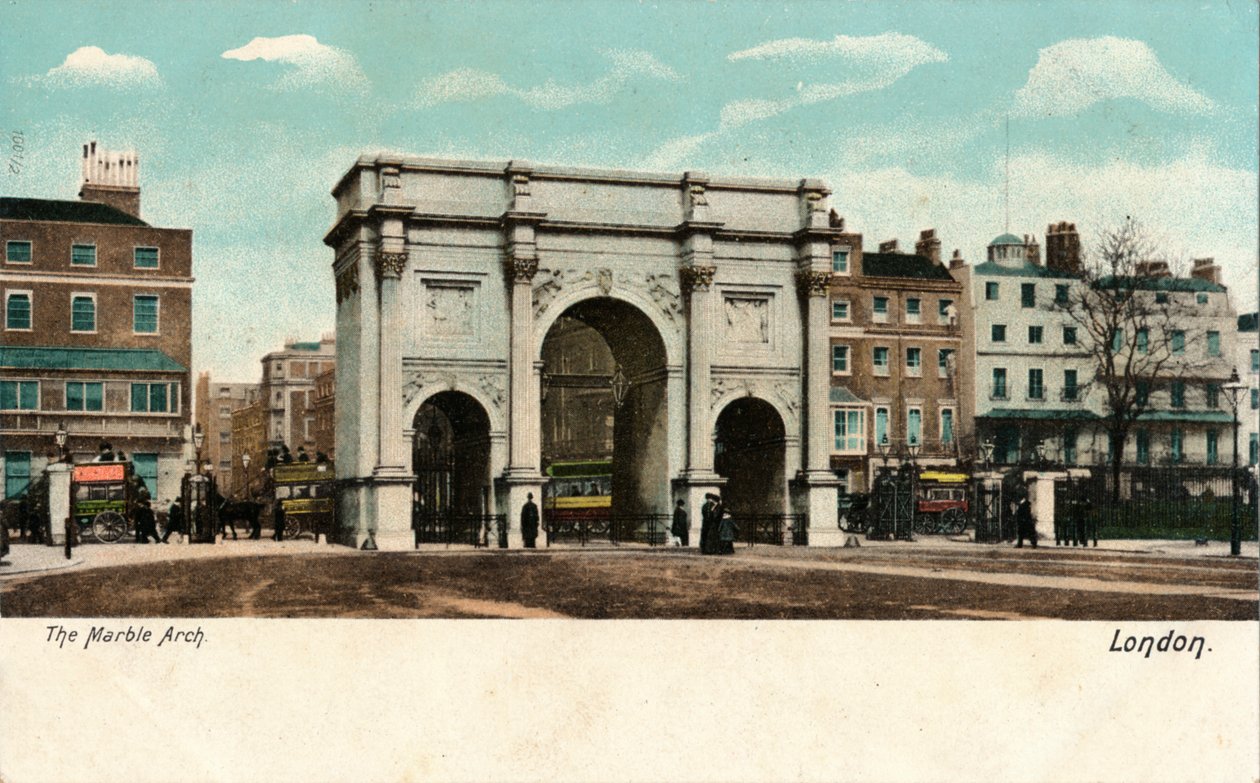De Marble Arch, ca. 1910 door Unbekannt