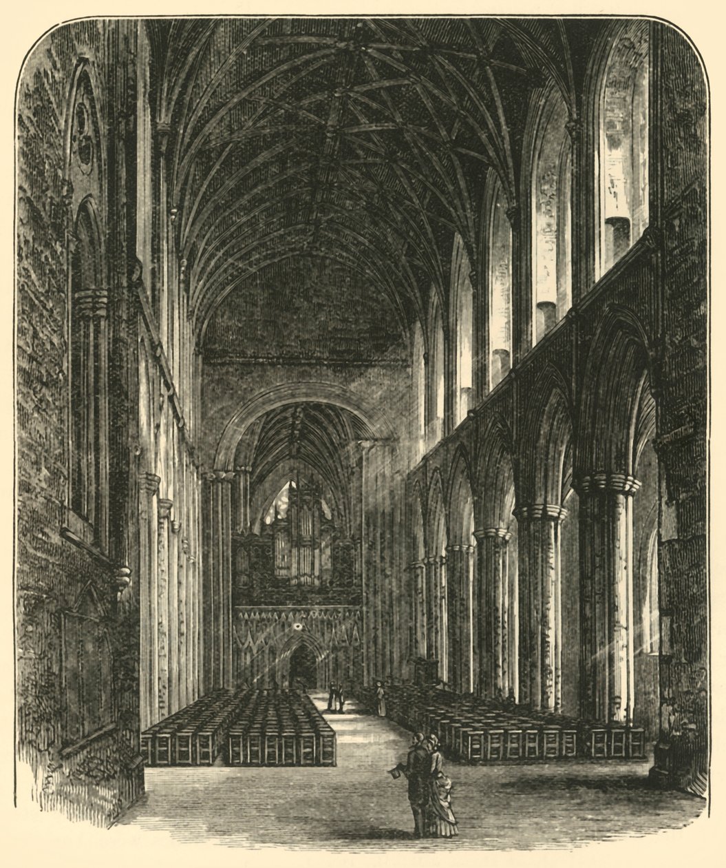 Het Schip, Nipon Minster, Kijkend naar het Oosten, 1898 door Unbekannt