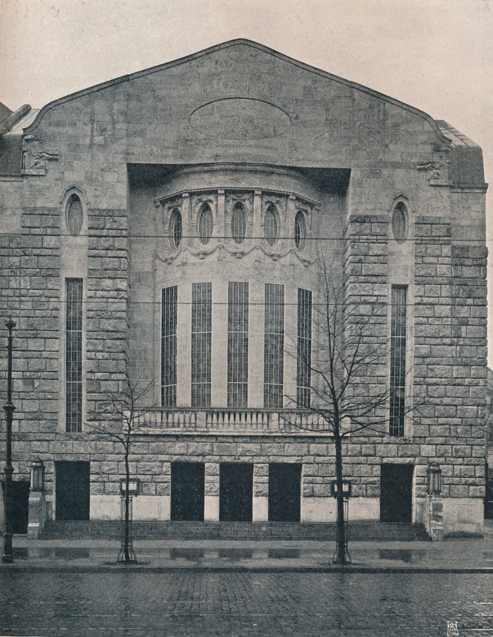 Het Nieuwe Hebbel Theater, Berlijn, ca. 1908 door Unbekannt