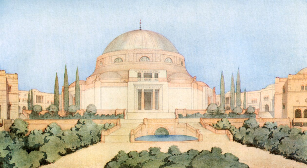 De Nieuwe Universiteit, Jeruzalem, Israël, 1926 door Unbekannt
