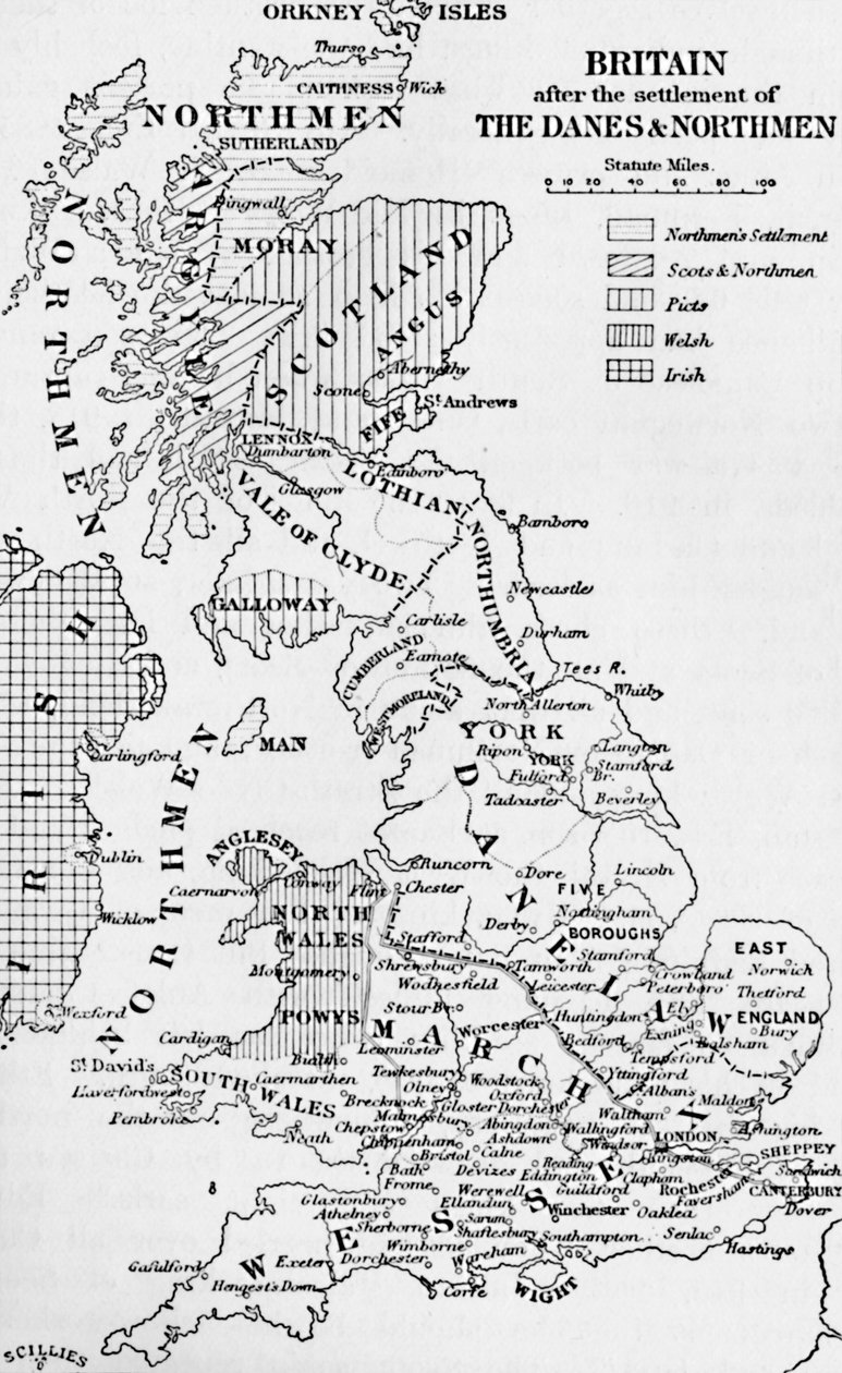 De Noormannen in Engeland, 1902 door Unbekannt