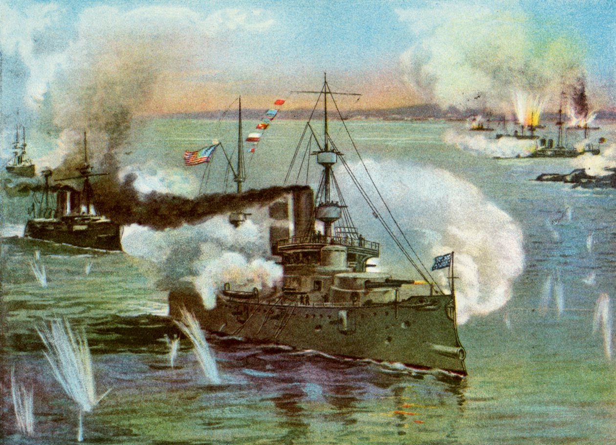 De Olympia in Manilla, 1898 door Unbekannt