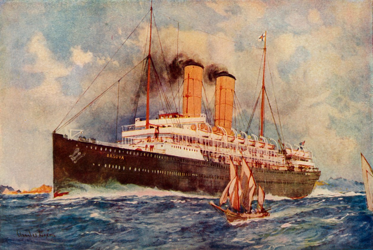 De Orsova Orient Line, c1930 door Unbekannt