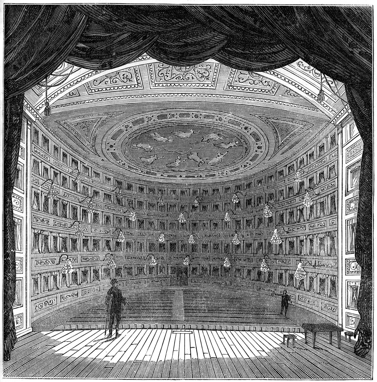 Het Pantheon Theater, Londen, 1812 1891 door Unbekannt