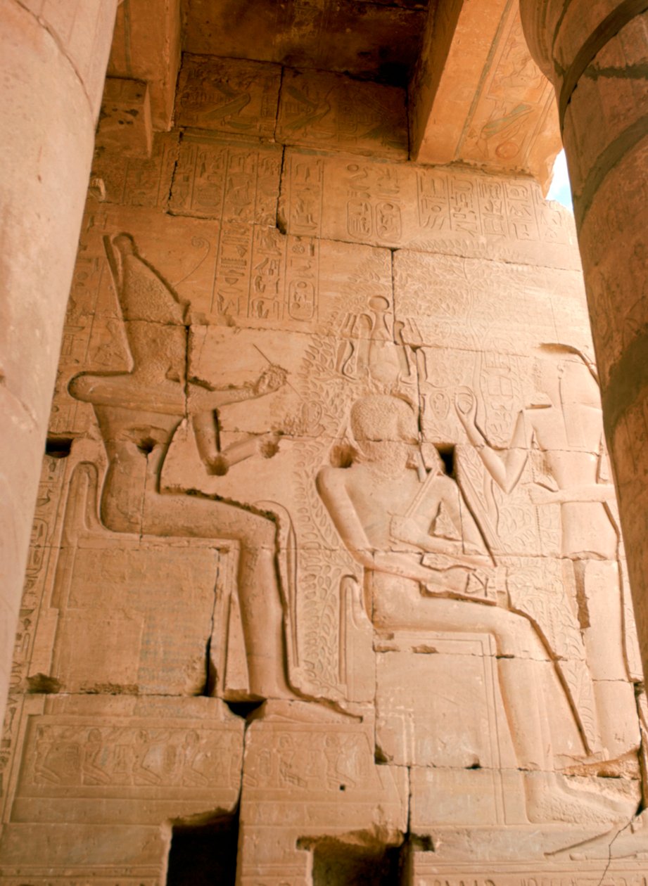 Het Ramesseum, Luxor, Thebe, Egypte, 20e eeuw door Unbekannt