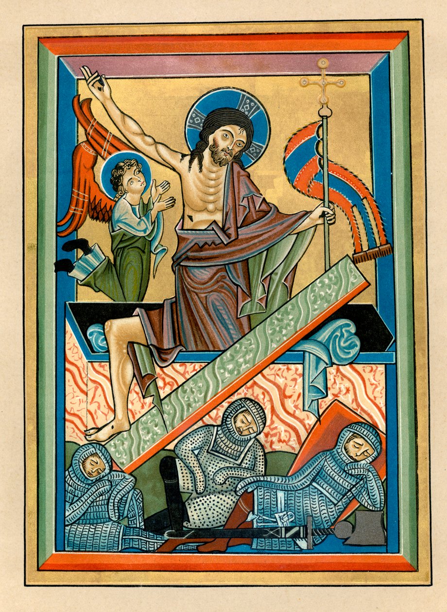 De Opstanding, ca. 1240 door Unbekannt