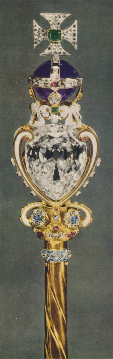 De Koninklijke Scepter met Het Kruis, 1937 door Unbekannt