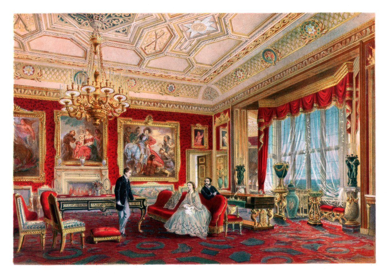 De Rubens Kamer, Windsor Castle, ca. 1850-1910 door Unbekannt