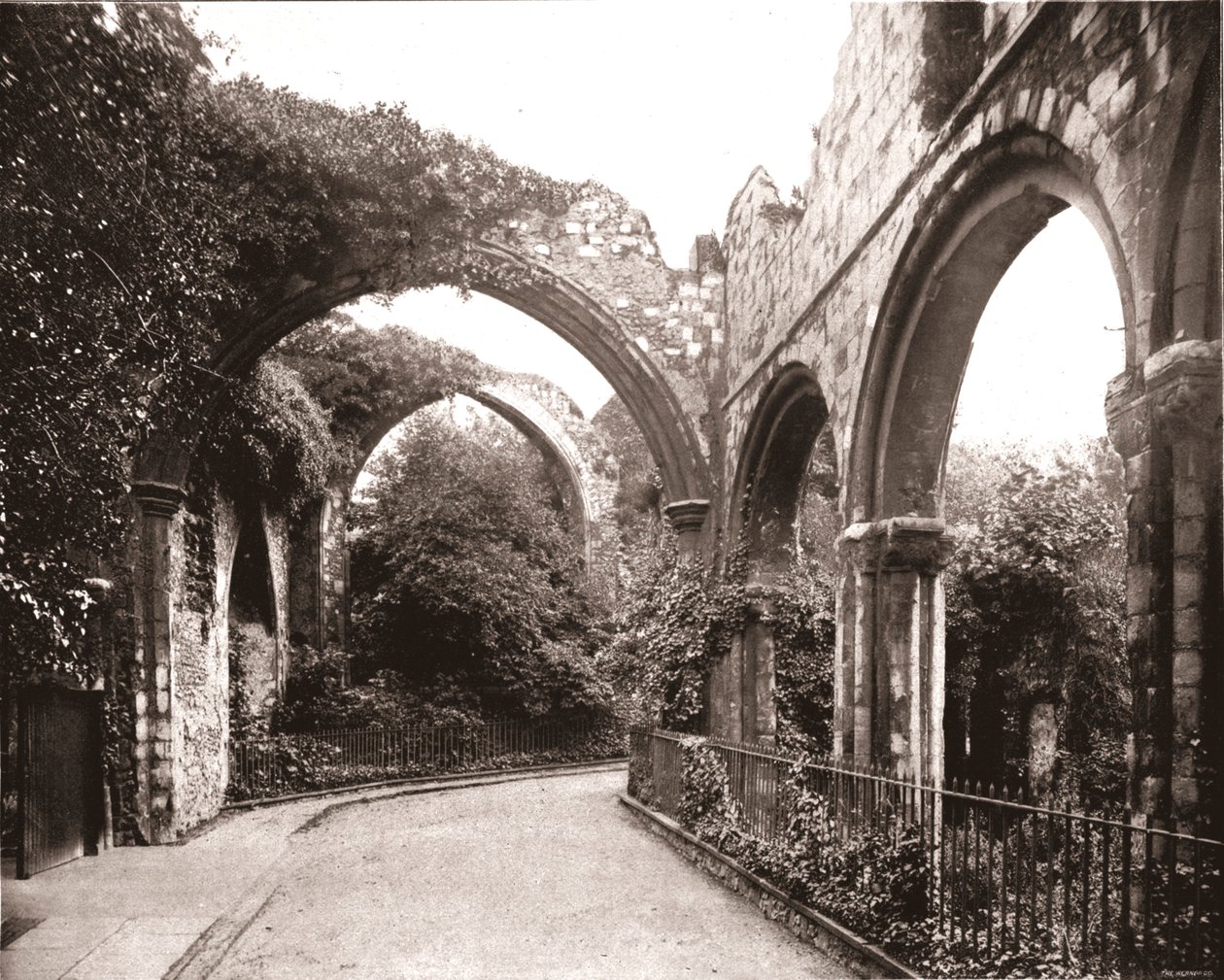 De ruïnes in Canterbury, Kent, 1894 door Unbekannt