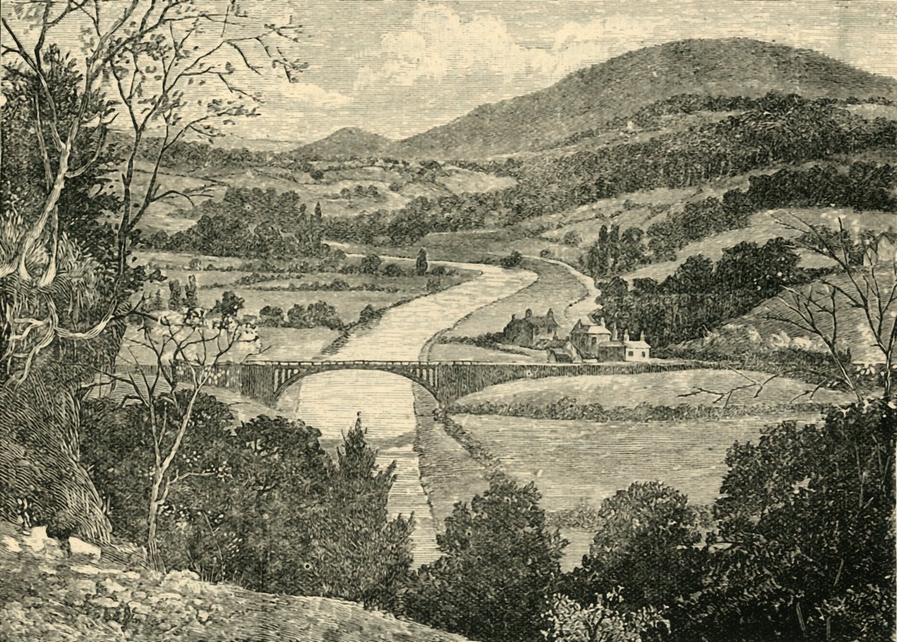 De Severn, vanaf Benthall Edge, 1898 door Unbekannt