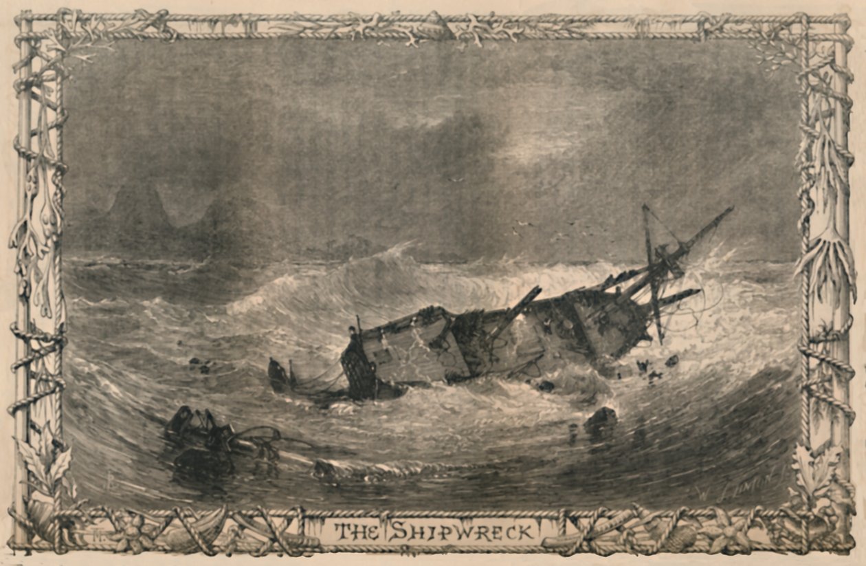Het Schipbreuk, ca. 1870 door Unbekannt