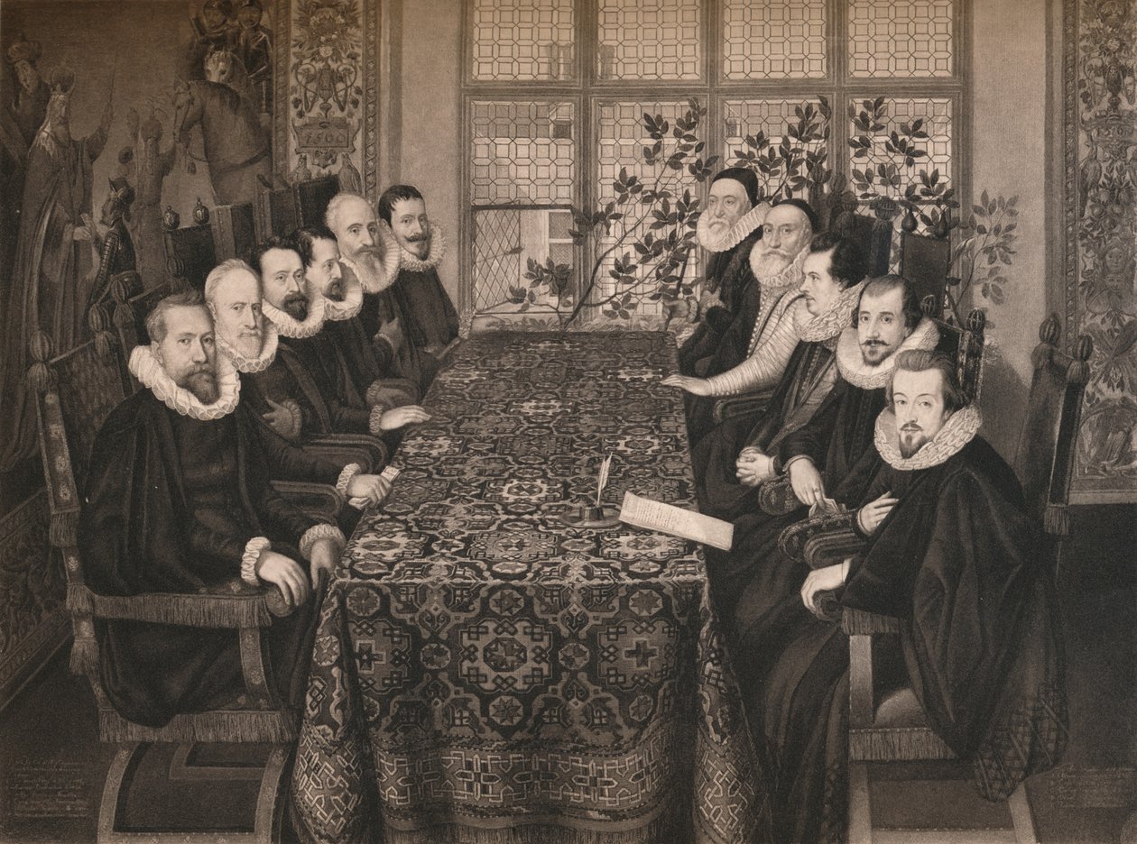 De Somerset House Conferentie, 1604, 1604, 1904 door Unbekannt