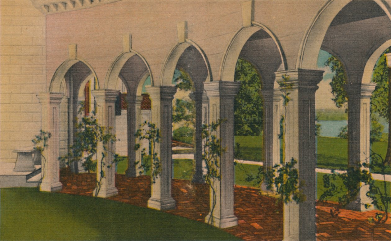 De zuidelijke colonnade, 1946 door Unbekannt