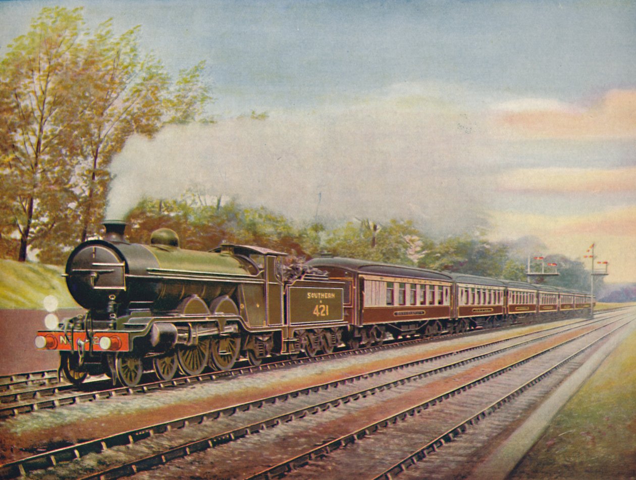 De Southern Belle Express, Southern Railway, 1926 door Unbekannt
