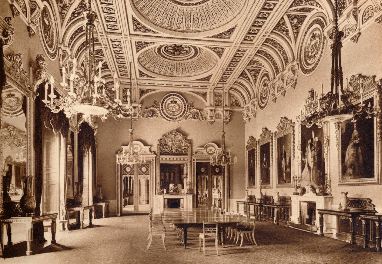 De Staats Eetkamer, Buckingham Palace, 1935 door Unbekannt
