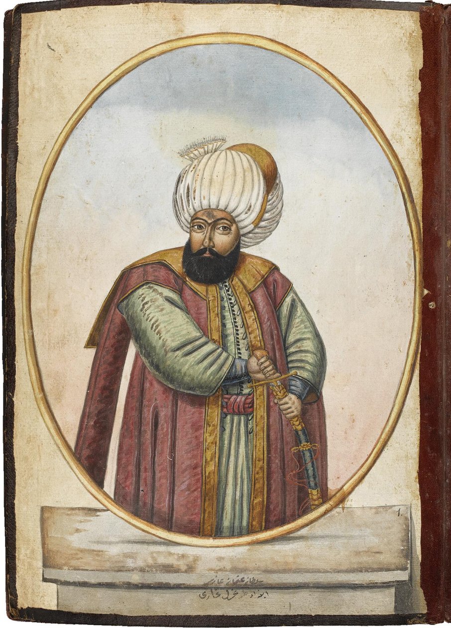De Sultan Osman I, begin 19e eeuw door Unbekannt