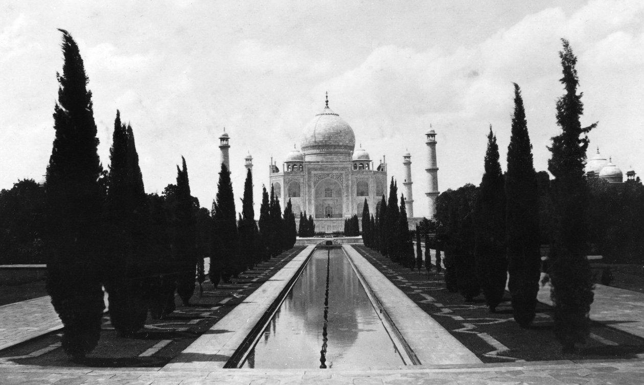 De Taj Mahal, Agra, India door Unbekannt