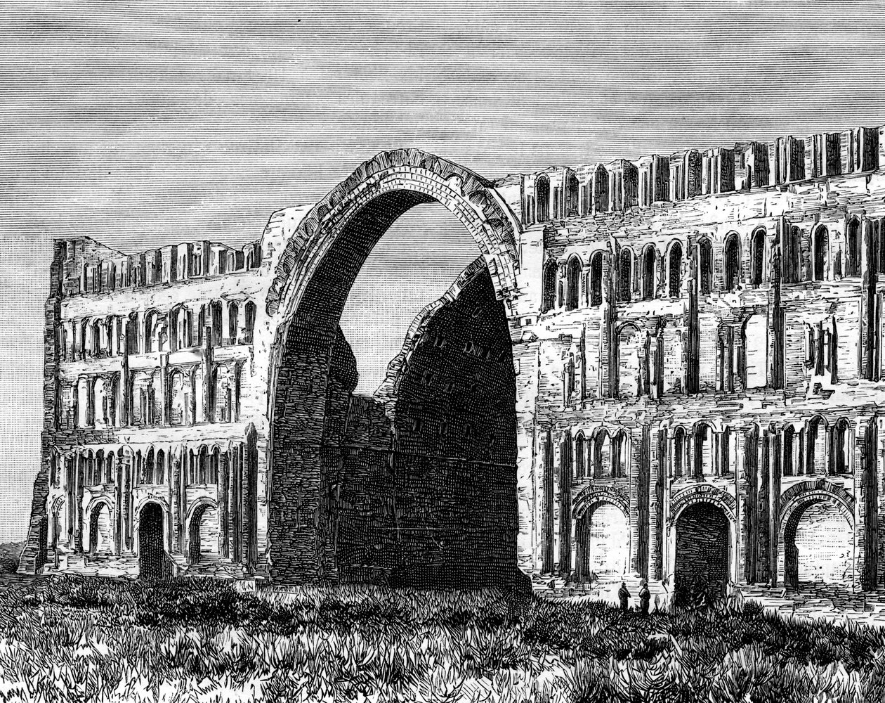 De Taq-i Kisra, Ctesiphon, Irak, 19e eeuw door Unbekannt
