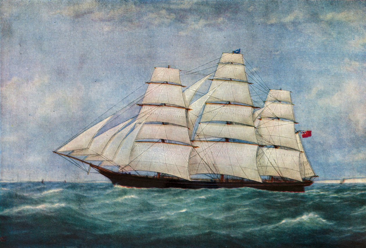 Theeclipper Spindrift, 1938 door Unbekannt