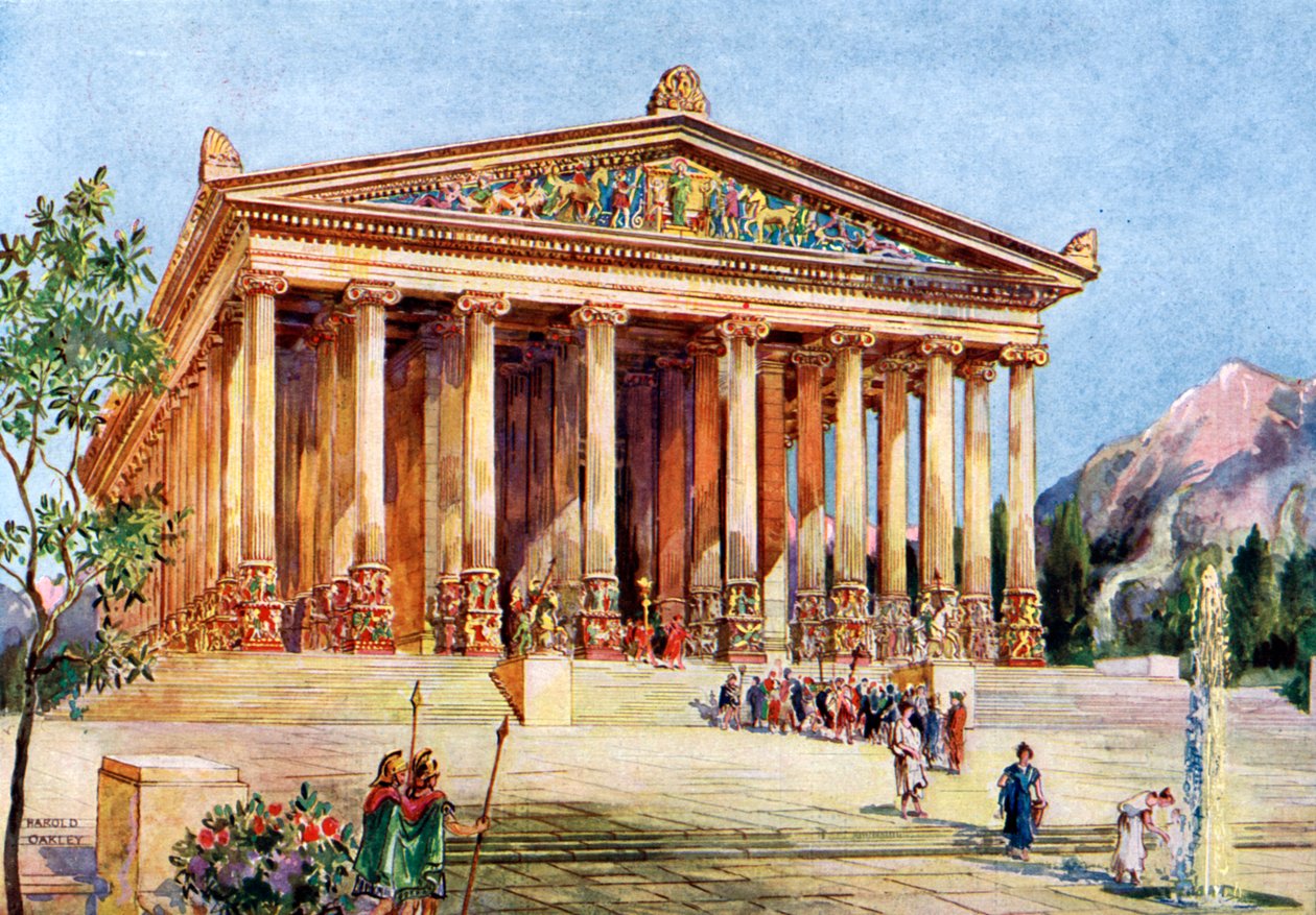 De Tempel van Artemis, Efeze, Turkije, 1933-1934 door Unbekannt