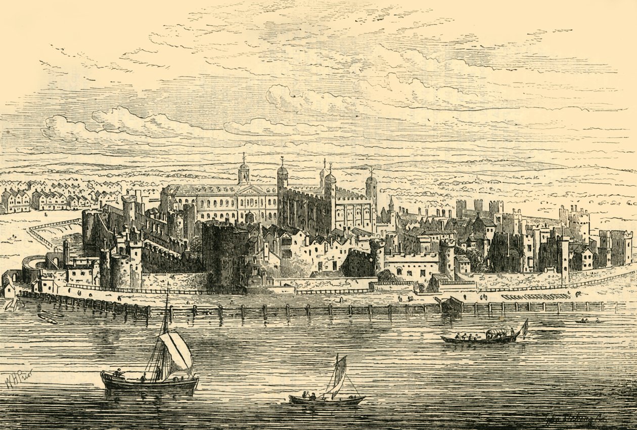 De Tower of London door Unbekannt